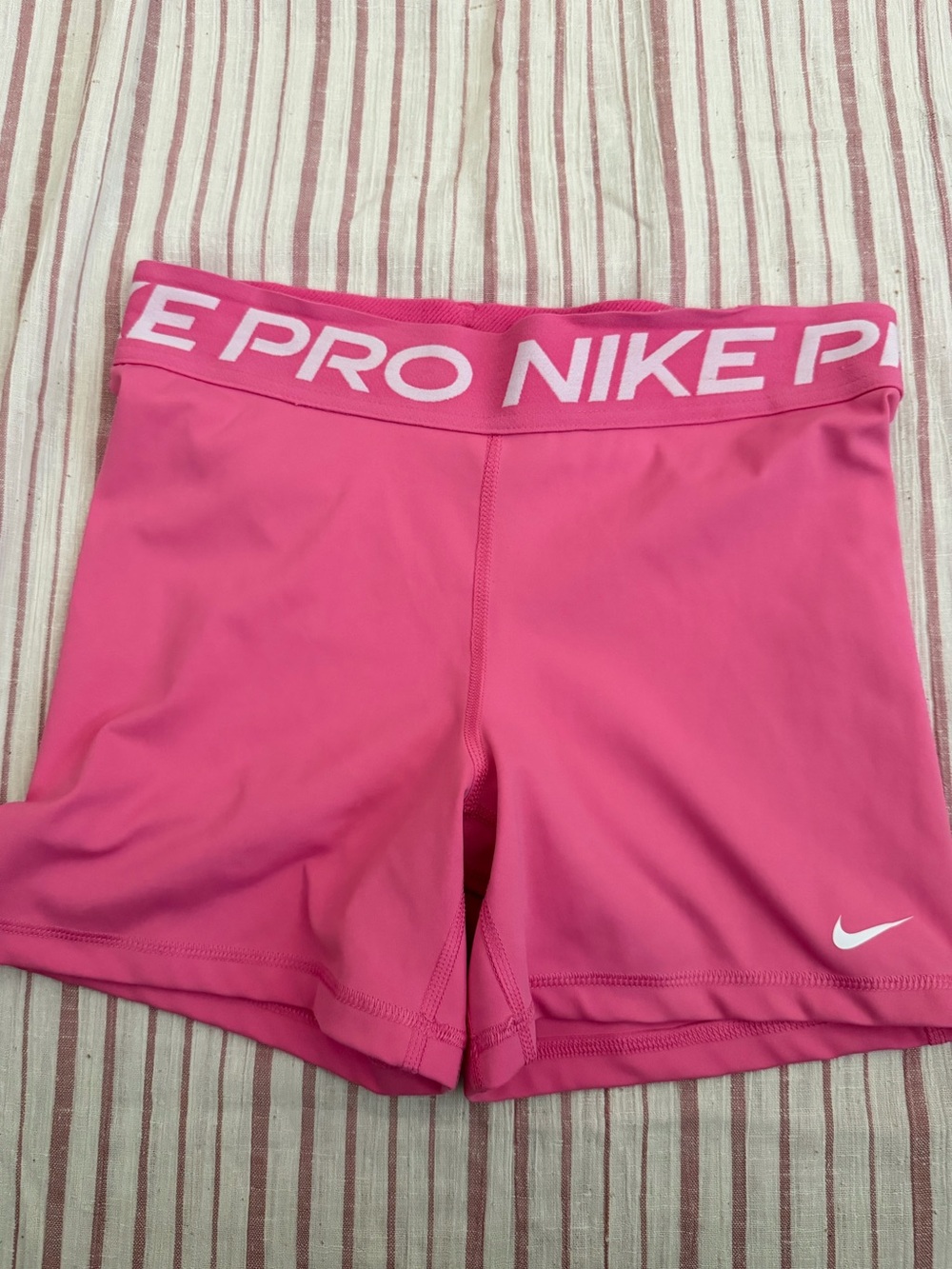 Nike Women's Bright Pink Pro Compression Bike Shorts